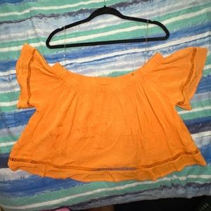 Rue 21 Cold Shoulder Crop Top Size Small